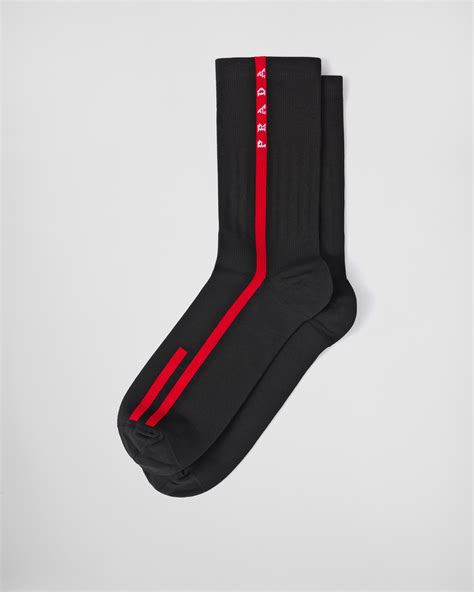 prada soxks|prada ankle socks.